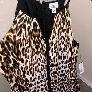 Animal print dress